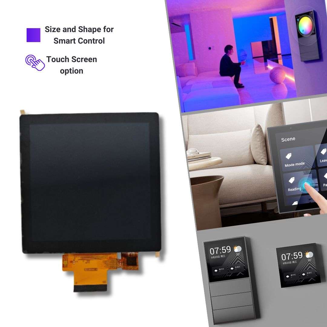 3.95吋IPS TFT, MIPI, 方形, 480x480（2）