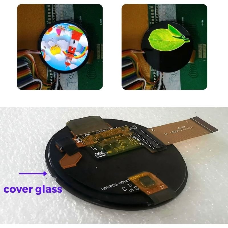 1.43-inch AMOLED Display, 466x466, MIPI_QSP, On-cell Touch with cover glass_TOH143XRT-01CG2 (2)