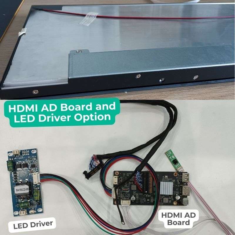 36.6 tommer IPS TFT, 1920x290, LVDS, Stretched Bar LCD, Høj lysstyrke（3）
