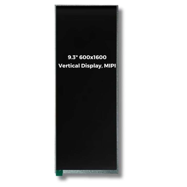 9.3 inch IPS TFT, Vertical Display, MIPI, 600x1600