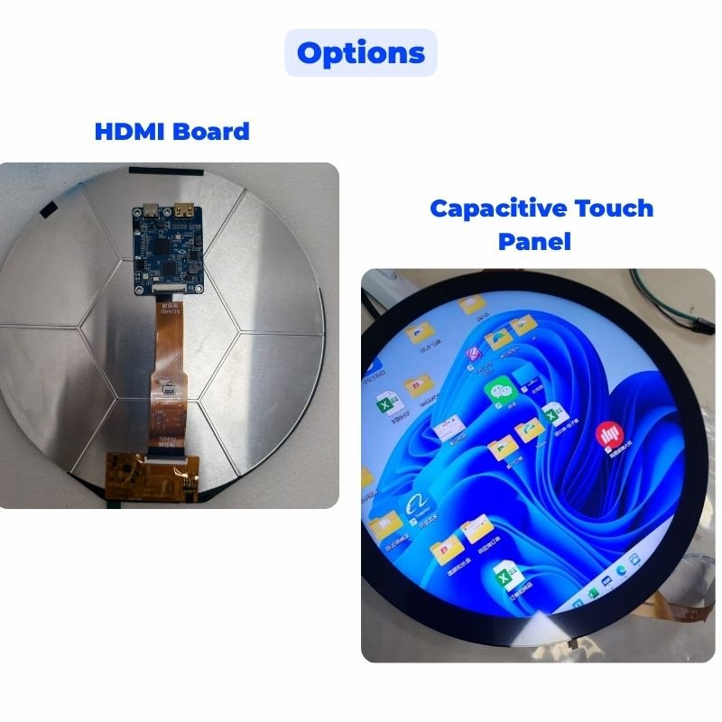 7-inch round touch display, 1080x1080, MIPI