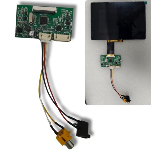 Compact TFT LCD Converter, RGB to CVBS , Controller Board