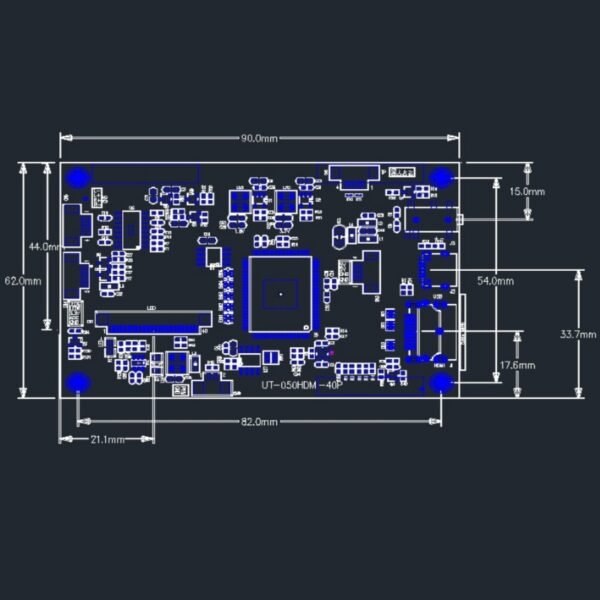 TFT Controller Board, RGB to HDMI, for 4.3-inch and 5-inch Display_TBJ050HD-01 (2)