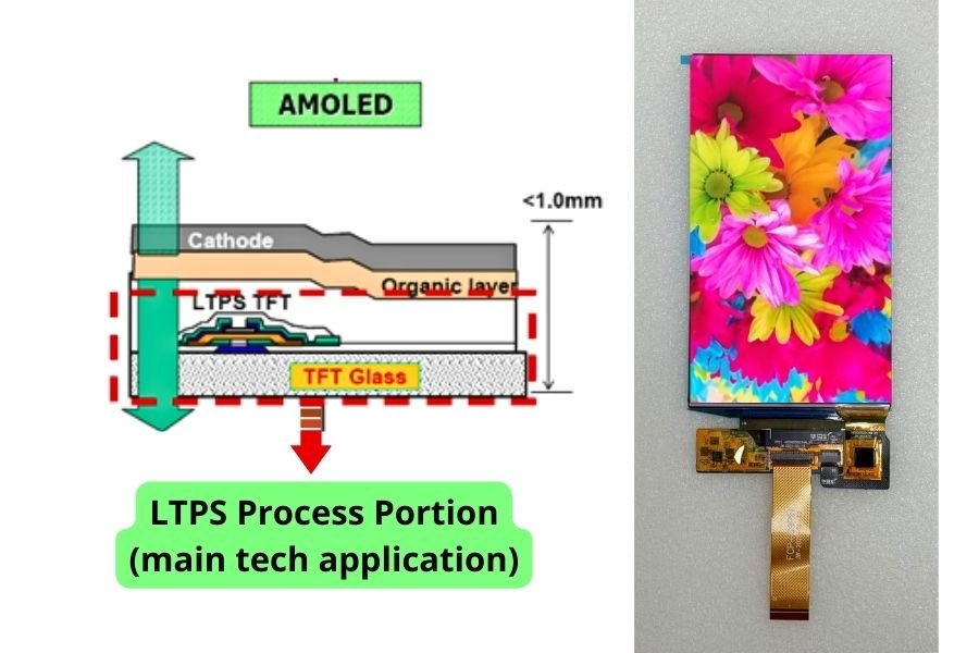 AMOLED Technologies, LTPS TFT