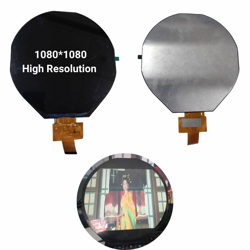TTC070TRS-01 7.0 inch Round TFT LCD, LVDS, High Resolution 1080x1080 (2)